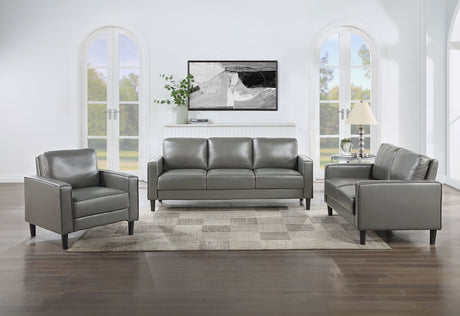 Ruth Track Arm Sofa, Loveseat & Chair - 3pcs- Sofa + Loveseat + Chair