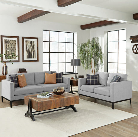 Apperson Track Arm Sofa, Loveseat & Chair - 2pcs- Sofa + Loveseat