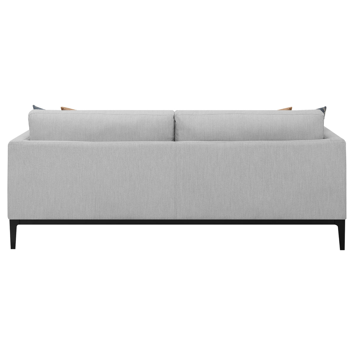 Apperson Track Arm Sofa, Loveseat & Chair - Light Grey Linen-Like Upholstery with Reversible Cushions – view 11
