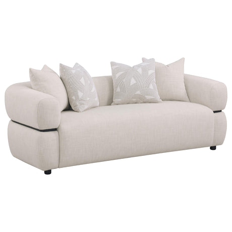 Jeanette Round Arm Sofa, Loveseat & Chair - Sofa
