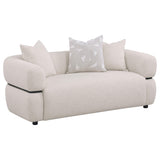 Jeanette Round Arm Sofa, Loveseat & Chair - Loveseat