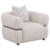 Jeanette Round Arm Sofa, Loveseat & Chair - Accent Chair