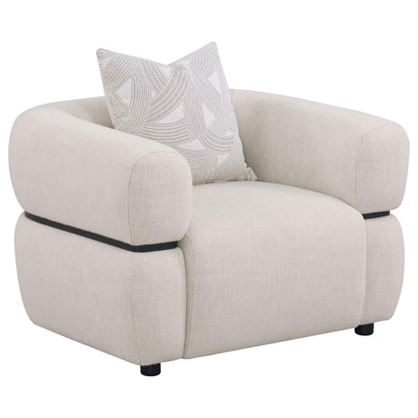 Jeanette Round Arm Sofa, Loveseat & Chair - Accent Chair
