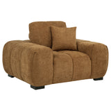 Octavia Sectional with Chaise, Accent Chair & Ottoman - Accent Chair with Pillow