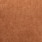 Octavia Chaise Sectional, Accent Chair & Ottoman - Mid-Century Grid-Tufted Orange Fabric – view 9