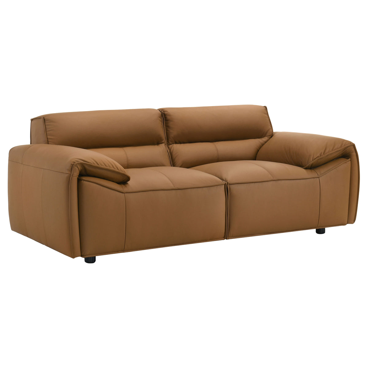 Buxton Top Grain Leather Sofa & Loveseat - Loveseat