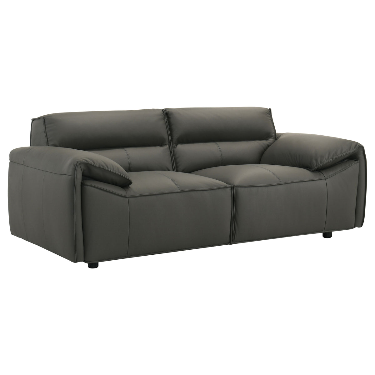 Buxton Top Grain Leather Sofa & Loveseat - Loveseat
