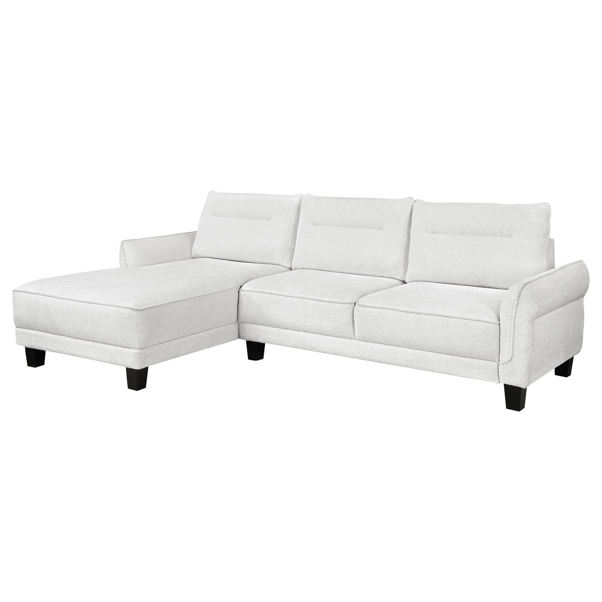 Caspian Curved Arm Chaise Sectional