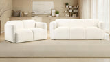 Dorset Round Track Arm Sofa, Loveseat & Accent Chair - 2pcs- Sofa + Loveseat