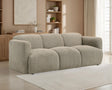 Dorset Rounded Track Arm Sofa, Loveseat & Accent Chair - Low-Profile Textured Brown Fabric, Living Room Sets – view 1