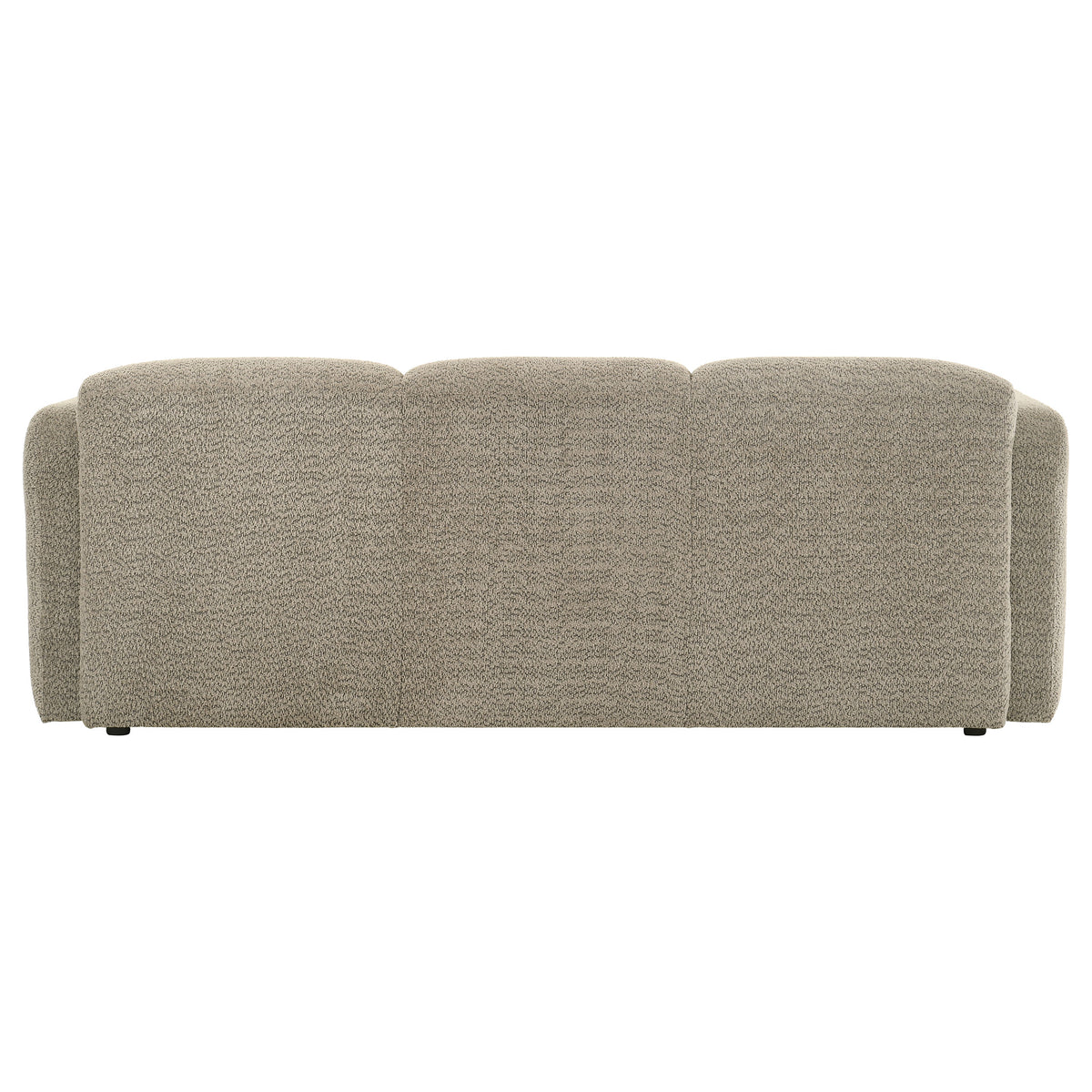 Dorset Rounded Track Arm Sofa, Loveseat & Accent Chair - Low-Profile Textured Brown Fabric, Living Room Sets – view 13