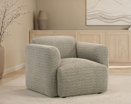 Dorset Rounded Track Arm Sofa, Loveseat & Accent Chair - Low-Profile Textured Brown Fabric, Living Room Sets - lifestyle