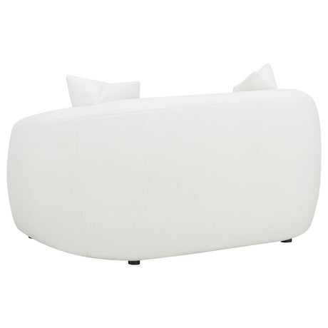 Isabella Curved Sofa, Loveseat & Accent Chair – View 21