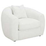Isabella Curved Sofa, Loveseat & Accent Chair - Chair