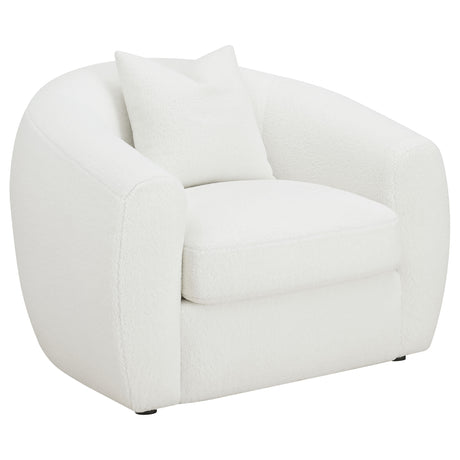 Isabella Curved Sofa, Loveseat & Accent Chair - Chair