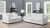 Ashlyn Sloped Arm Sofa, Loveseat & Accent Chair - 2pcs- Sofa + Loveseat