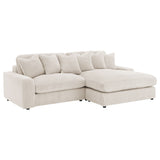 Blaine Reversible Chaise Sectional & Armless Chair - 2pcs- Reversible Chaise Sectional (105")