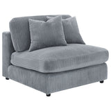 Blaine Reversible Chaise Sectional & Armless Chair - Armless Chair