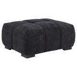 Octavia Channel-Tufted Sectional, Accent Chair & Ottoman - Ottoman