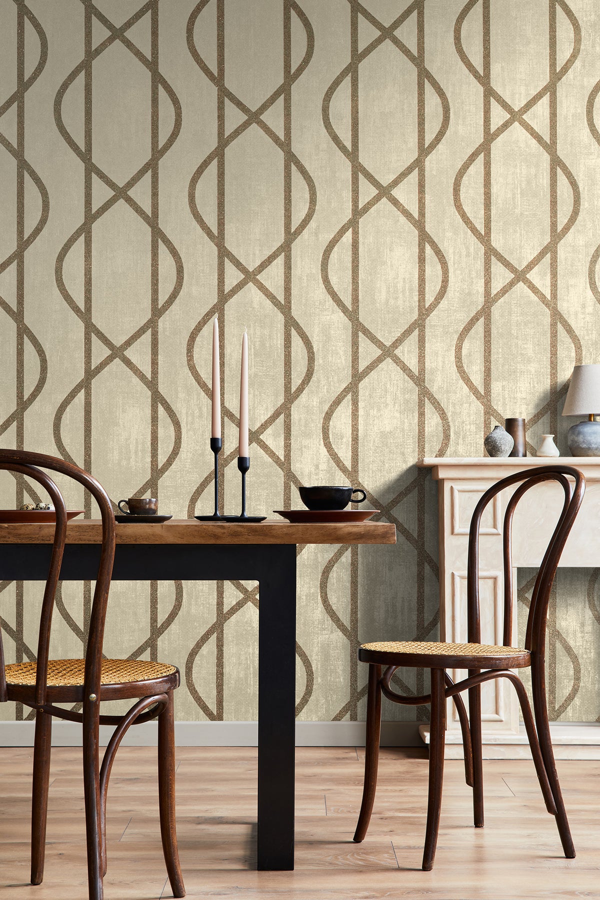 Universe Saturn Wallpaper - Non-Woven, Paste the Wall in 4 Colors