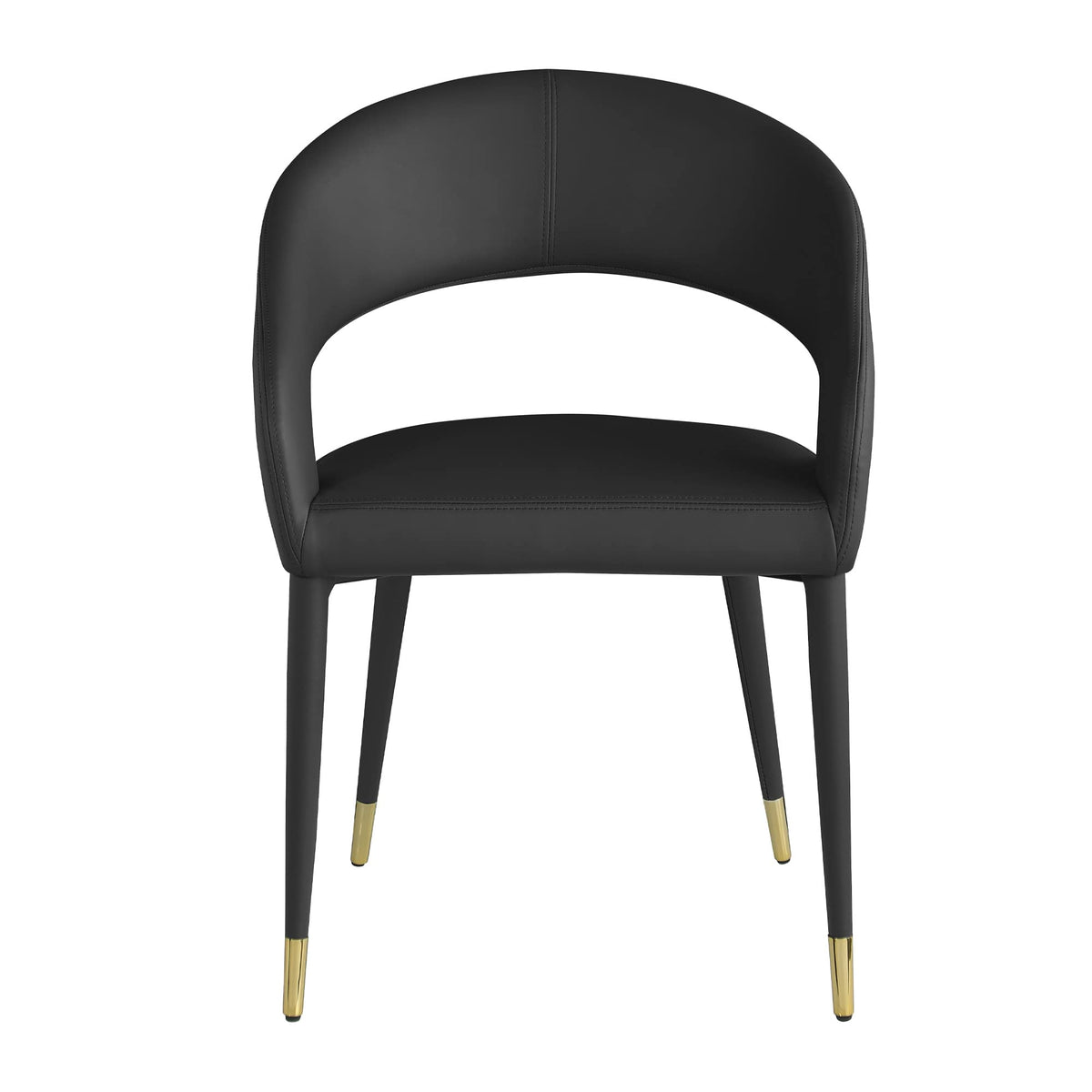Joel Contemporary Modern Dining Chair - detail view