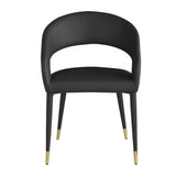 Joel Contemporary Modern Dining Chair - detail view