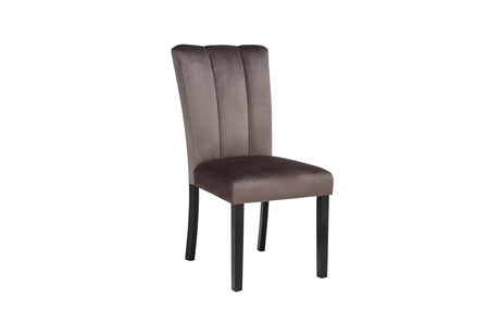 Sheridan Upholstered Velvet Parson Dining Chairs - detail view