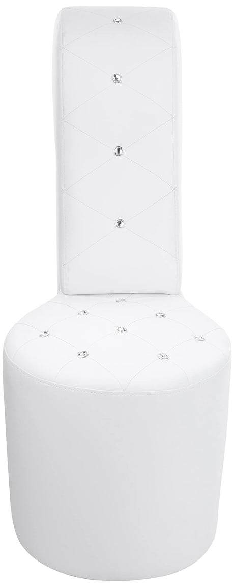 Tristam 40" Modern Glam High Heel Lounge Chair - detail view
