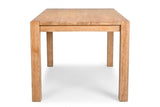 Janet 60" Transitional Rectangular Wood Dining Table with 4 Straight Legs, Large Solid Farmhouse… - angle view