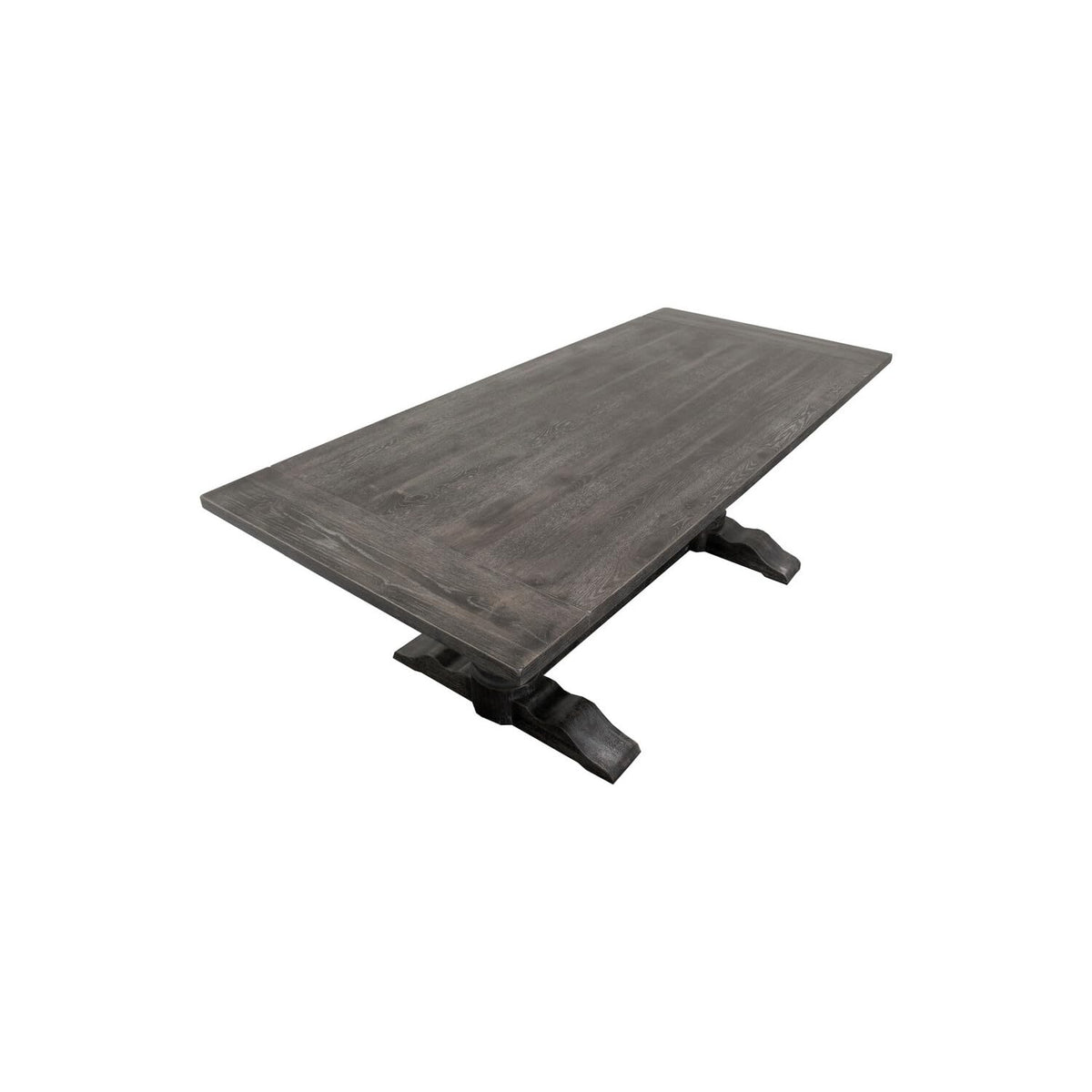Modern Wood Dining Table Only Grey - detail view