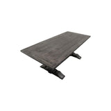 Modern Wood Dining Table Only Grey - detail view