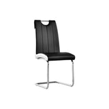 Barbara Modern Dining Chair with Faux Leather Fabric