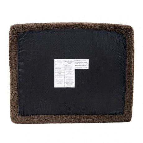 Vander Boneless Barrel Accent Chair in Cub Brown Faux Fur – view 8