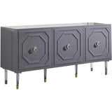 Tahlia High Gloss Sideboard in White