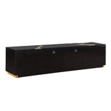 Taylor 87" High Gloss Lacquer TV Stand - detail view
