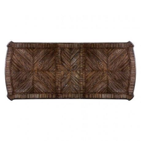 Arcadia Rustic Dining Collection with Intricate Wood Inlay – view 12