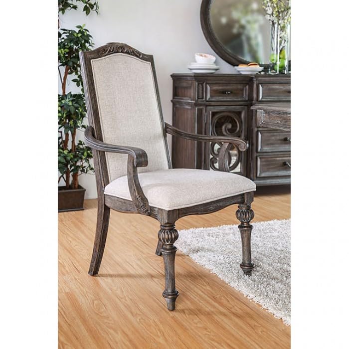 Arcadia Rustic Dining Collection with Intricate Wood Inlay – view 13