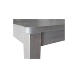 Rustic Rectangular Dining Table Rustic Grey - detail view