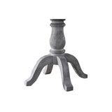 5 Pcs Cottage Dining Set in Weather Grey/White - detail view