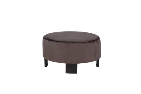 Tvano 37" Round Coffee Table with Stool, 2-Piece - room setting