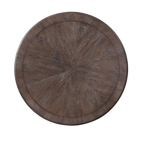 Arcadia Rustic Dining Collection with Intricate Wood Inlay – view 3