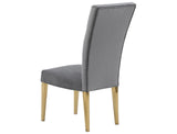 Lexington Modern Velvet Upholstered Dining Side Chairs - room setting