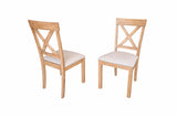 Janet Transitional Wood Dining Chairs