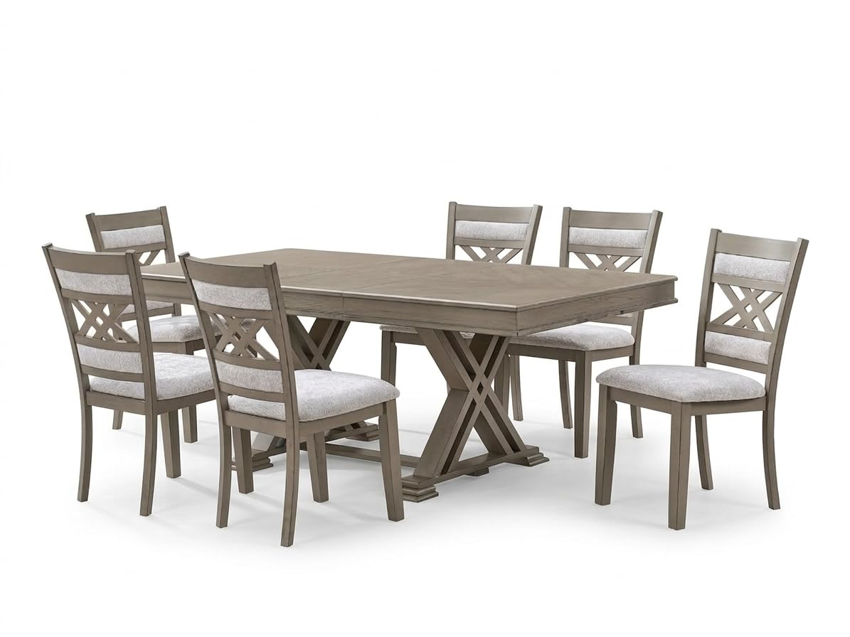 Marlowe Weathered Gray 7-Piece Dining Set — product view 2