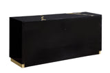 Taylor 66" High Gloss Lacquer Sideboard - angle view