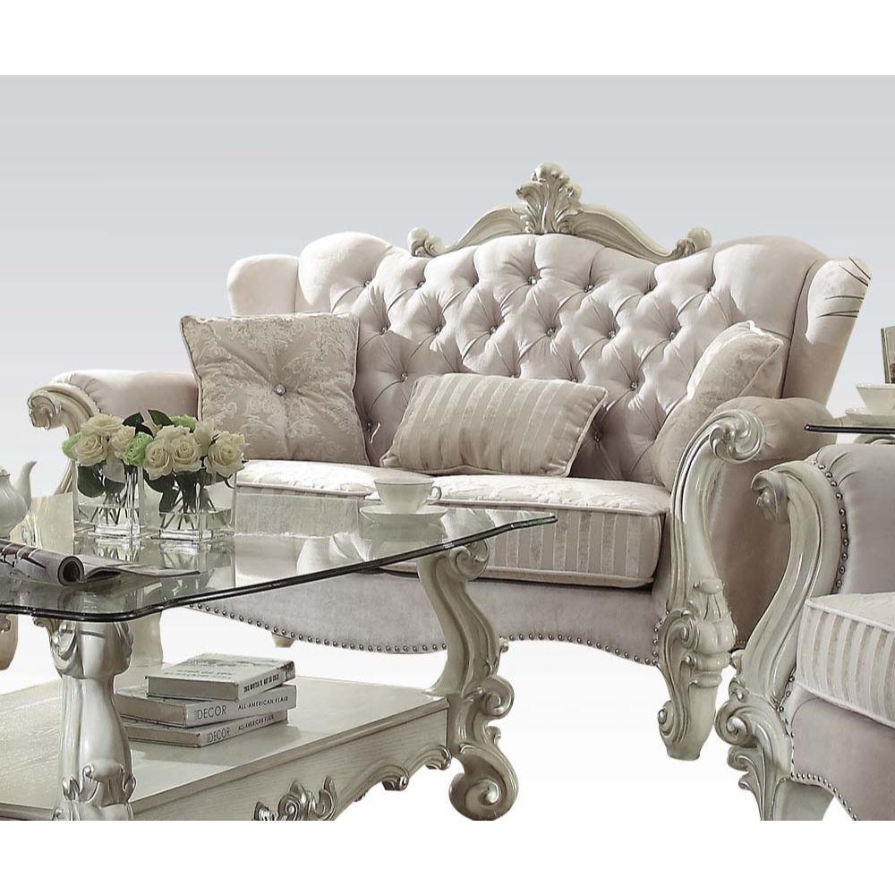 Versailles Traditional Sofa, Loveseat & Chair
