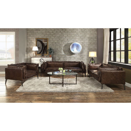 Porchester Top Grain Leather Living Room Collection