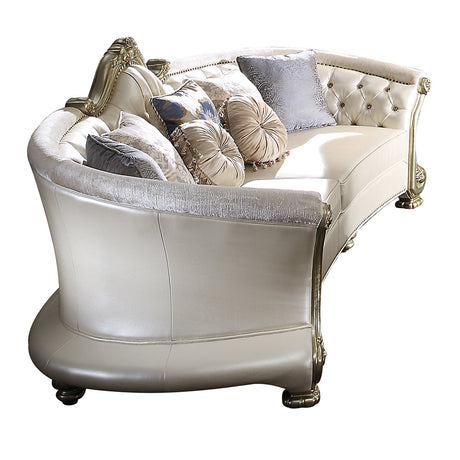 Dresden II Crescent Sofa, Chair & Coffee Table