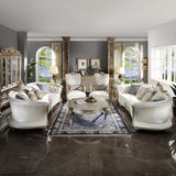 Dresden II Crescent Sofa, Chair & Coffee Table