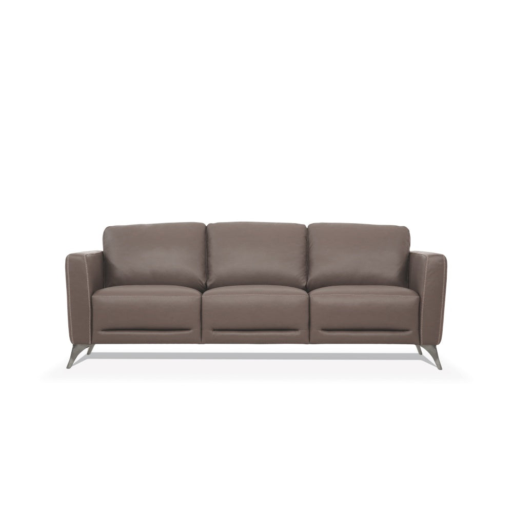 Malaga Italian Top Grain Leather Sofa, Loveseat & Chair